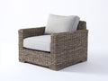 Sillón de ratán de exterior 90x85x75 cm - Ratán sintético gris marrón - Diseño moderno y cómodo